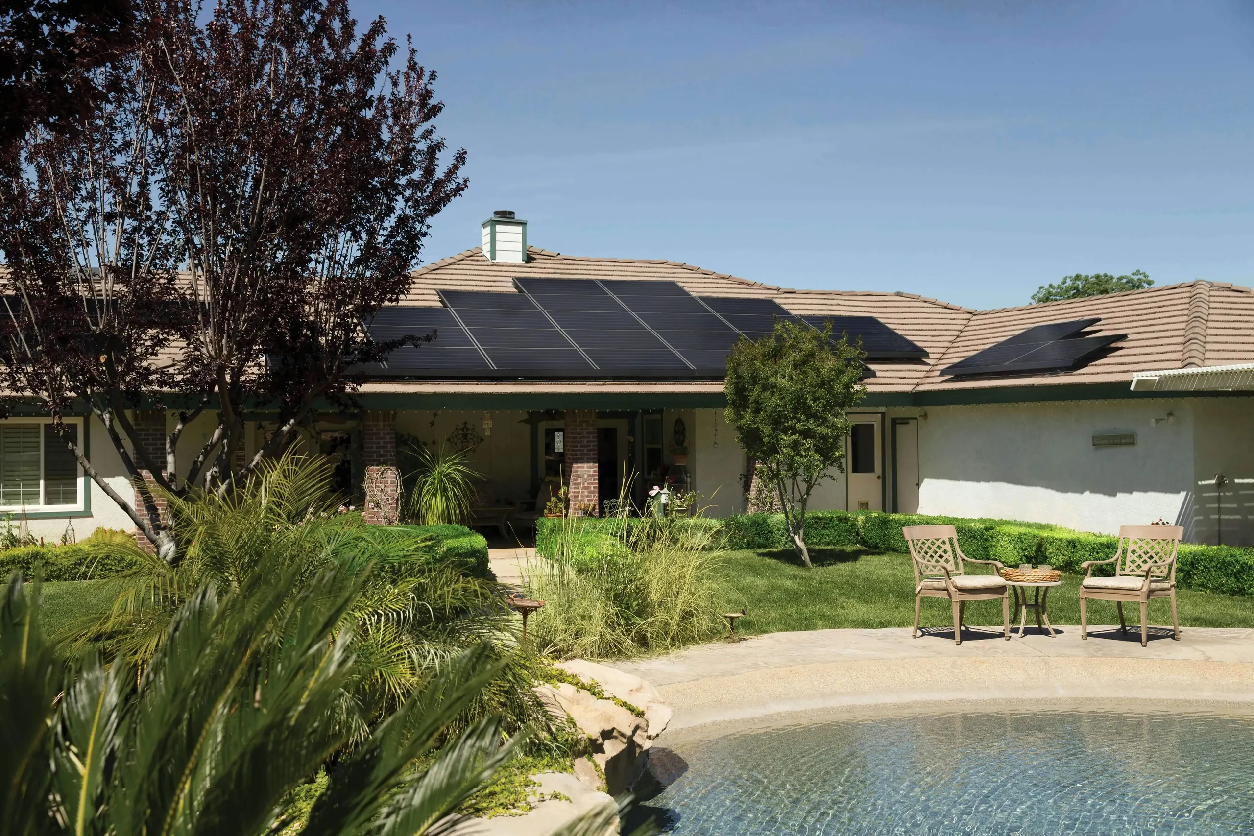 Residential rooftop solar panels installed by KEG Solar